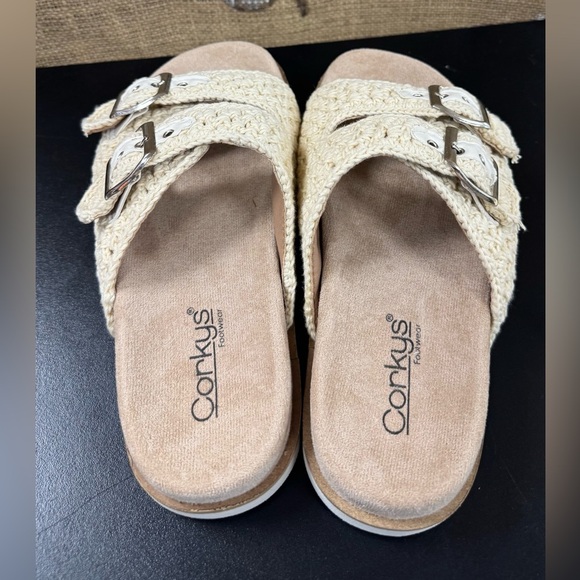 Corkys Women's Cream Sandals - Dash - Picture 5 of 5
